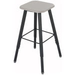 AlphaBetter® Adjustable-Height Student Stool with Thermoplastic Seat and Tip-Resistant Base