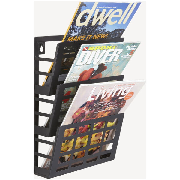 Grid Magazine Rack 3 Pocket
