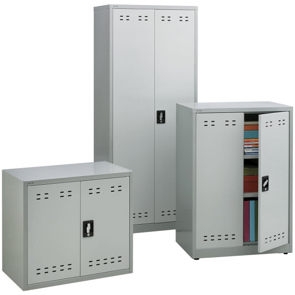 27″H Steel Storage Cabinet, Wall Mountable