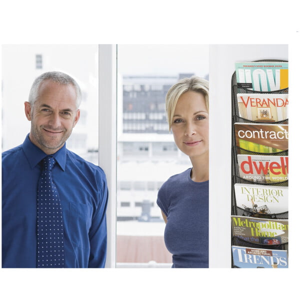 10-Pocket Onyx™ Magazine Rack