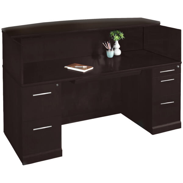 Sorrento Reception Station with Veneer Counter