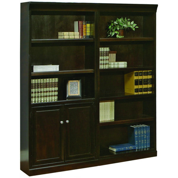 72”H x 30”W Bookcase With Doors