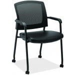Micro Mesh Back Side Chair with Arms