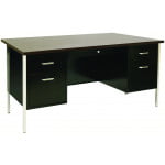 Double Hanging Pedestal Desk